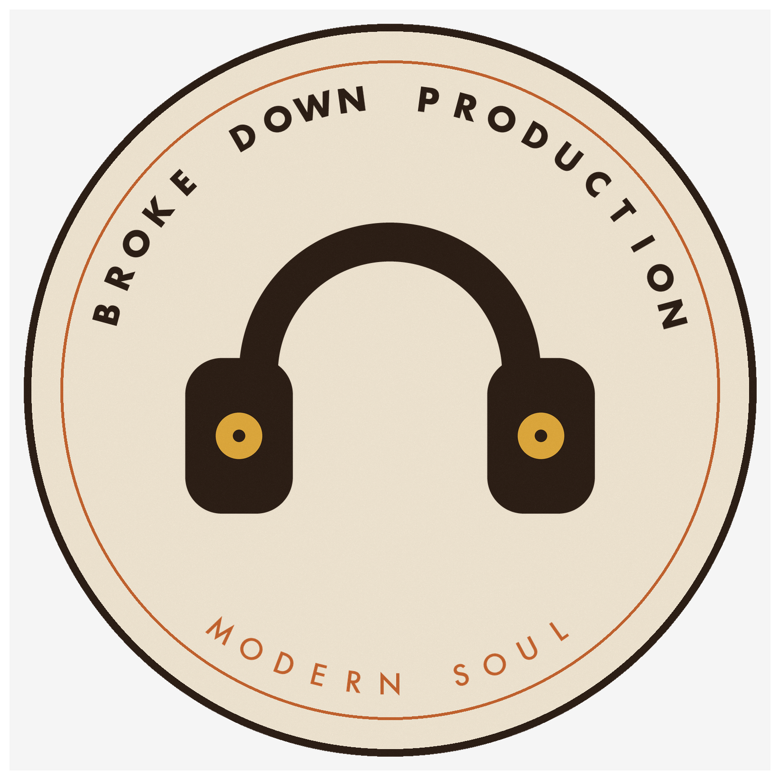 Headphones sticker crest